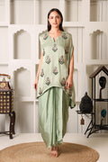 Chandbali Embellished Dhoti Indian Party Wear Set