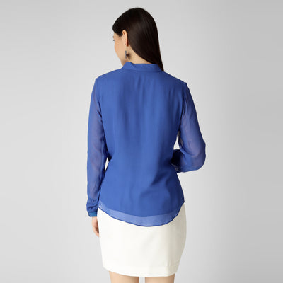 Ultramarine Blue Plain Top 